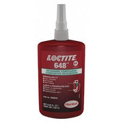 Retaining Compound, 648 Series, Green, Liquid, For Close-Fitting Parts, 250 mL Bottle