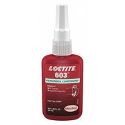 Retaining Compound, 603 Series, Green, Liquid, Press Fit, Oil Tolerant, 50 mL Bottle
