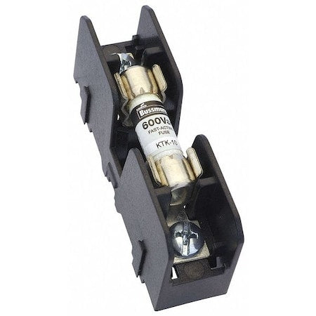 Open Fuse Block, J UL Class, 600V AC/DC Volt Rating, 1 Poles, Quick Connect