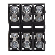 Open Fuse Block, 0 to 30A Amp Range, 600V AC/DC Volt Rating, 3 Poles, Quick Connect