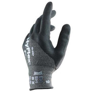 Cut Resistant Coated Gloves, Cut Level A2 ,Dipped ,Nitrile ,Sandy ,11 1 PR