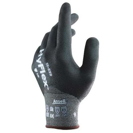 Cut Resistant Coated Gloves, Cut Level A2 ,Dipped ,Nitrile ,Sandy ,S 1 PR