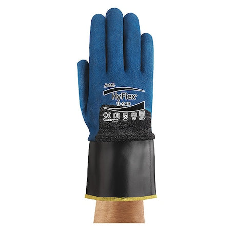 Cut Resistant Coated Gloves, Cut Level A2 ,Dipped ,Water-Based Polyurethane,Nitrile ,Sandy ,L 1 PR