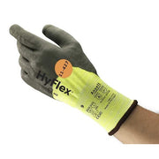 Cut Resistant Coated Gloves, Cut Level A2 ,Water-Based Polyurethane,Nitrile ,Smooth ,M 1 PR
