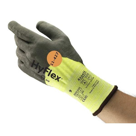 Cut Resistant Coated Gloves, Cut Level A2 ,Water-Based Polyurethane,Nitrile ,Smooth ,S 1 PR