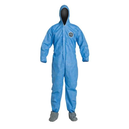 10 Standard Fit Hood. Elastic Wrists. Elastic Waist. Blue. 3X