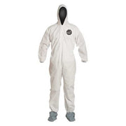 10 Standard Fit Hood. Elastic Wrists. Elastic Waist. White. XL