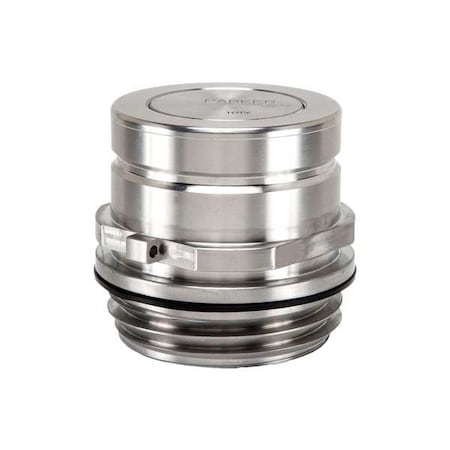 2-1/2" MNPT SS Non-Spill Quick Nipple