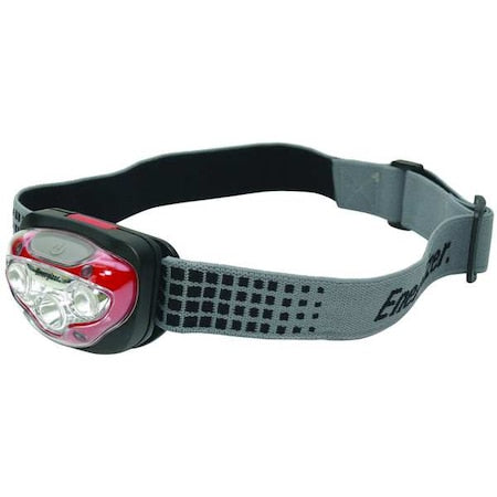 Headlamp, LED, 4 Modes, 300 Lumens, Red