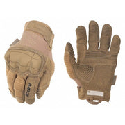Tactical Glove, Synthetic Leather Palm, 7" Length, Pull Loop Cuff, Full Finger, Tricot Lining
