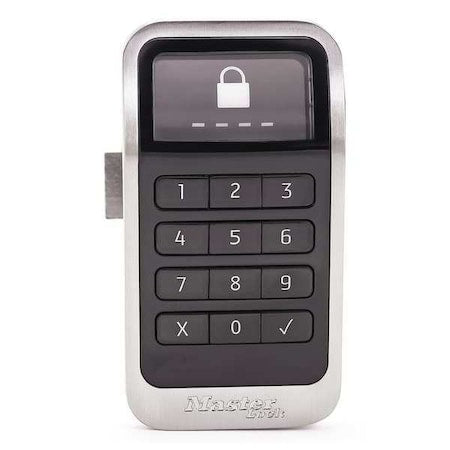 Electronic Keyless Lock,Outside 2-1/8" W