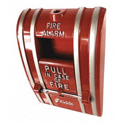 Fire Alarm Pull Station,Red,2-15/32" D