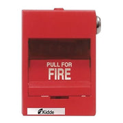 Fire Alarm Pull Station,Red,3-3/8" D