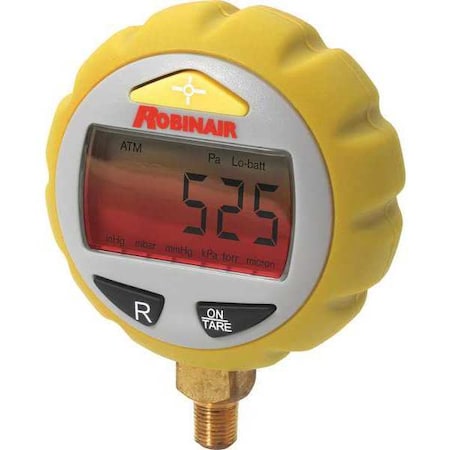 Vacuum Gauge,1/4" Male Flare Connection