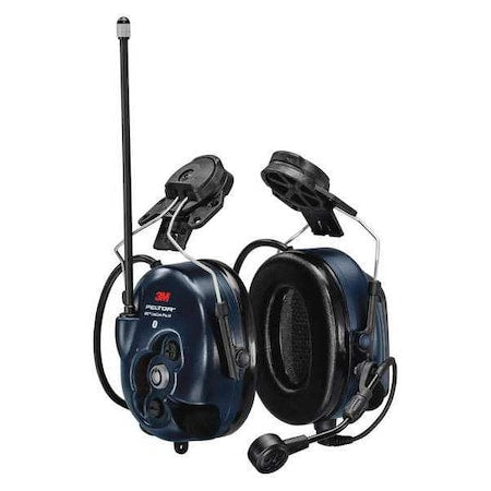 Peltor WS LiteCom PRO III Helmet Attached Communication Headset, 25 dB NRR, Dark Blue