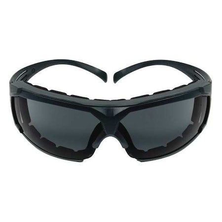 SecureFit 600, Safety Glasses, Anti-Fog, Gray Lens, Gray Frame, Half-Frame