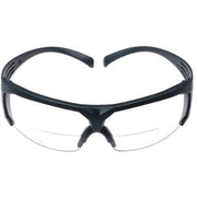 SecureFit(TM) 600 Reader Safety Glasses, Gray Wraparound Frame, 3.0 Diopter, Clear Lens, Universal