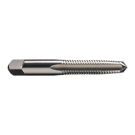 Straight Flute (Hand) Straight Flute Hand Tap, #10-24, Plug, UNC, High Speed Steel, 4