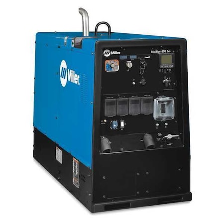 Engine-Driven Welder, Big Blue 600 Pro Series, Electric Start, 48.9 hp, Diesel, 27,000 W Peak
