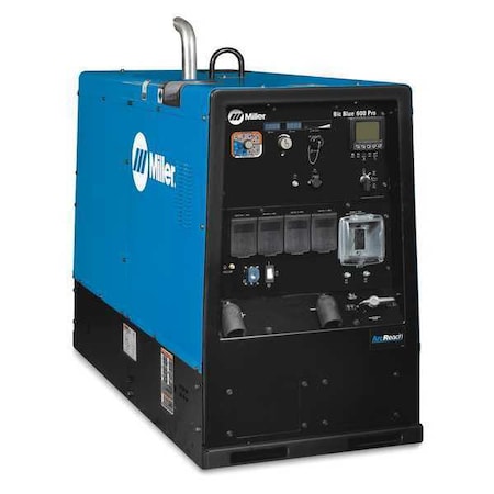 Engine Driven Welder, Big Blue(R) 600 Pro Deluxe Series, Electric Start, 48.9 hp, Diesel