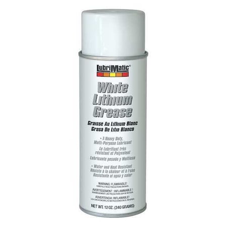 12 oz., Aerosol Can, Mineral Oil, White