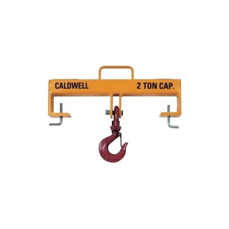 Forklift Beam,Swivel Hook,Cap 4000 lb.