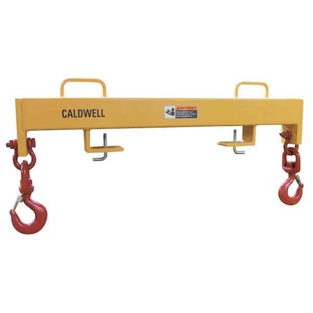 Forklift Beam,Dbl Swivel Hook,10000 lb