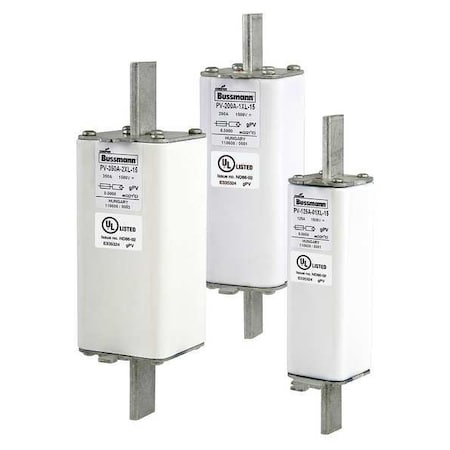 Solar Fuse, PV-01XL Series, 63A, Fast-Acting, Not Rated, Bolt-On
