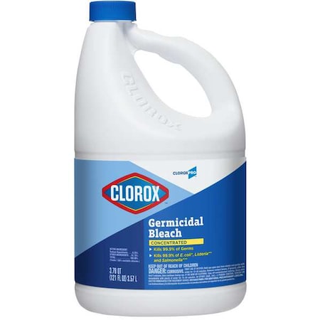 121 oz Jug Germicidal Bleach, Ready to Use, Unscented, 3 PK