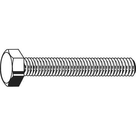 Grade A307, 5/8"-11 Hex Head Cap Screw, Black Oxide Steel, 1-1/2 in L, 10 PK