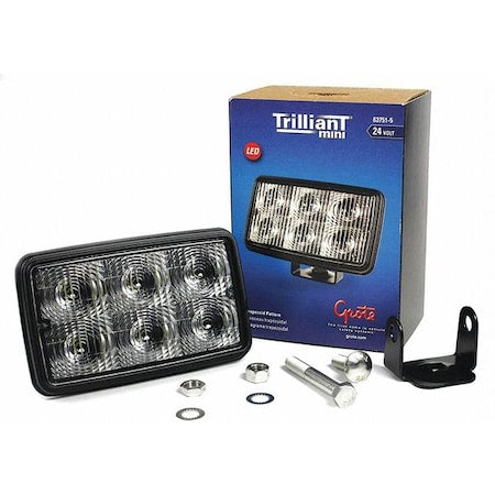 WorkLight, 700 lm, Rectangular, LED, 3-5/8"H