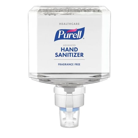 Hand Sanitizer, ES8 Series, Foam, Cartridge, 1,200 mL, Requires Dispenser, 2 PK
