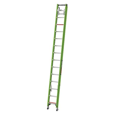 28 ft Fiberglass Extension Ladder, 375 lb Load Capacity