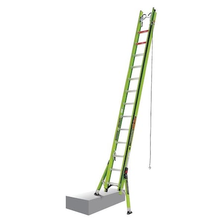 28 ft Fiberglass Extension Ladder, 375 lb Load Capacity