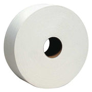 High-Capacity Jumbo Roll Toilet Paper, 2-Ply, Non-perforated, Compact Case (1,000'/Roll, 4 Rolls)