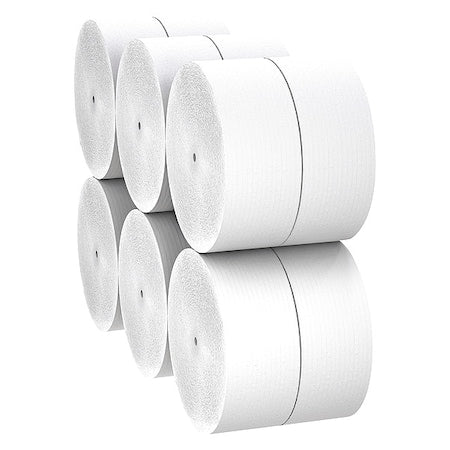 Scott Coreless High-Capacity Jumbo Roll Toilet Paper, 1-Ply, White, (2,300'/Roll, 12 Rolls/Case)