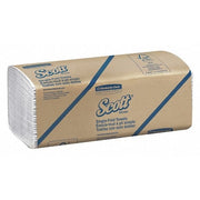 Scott Essential Single Fold Paper Towel, 1 Ply, 250 Sheets, White, 16 PK