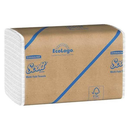Multifold Paper Towels, 9.2" x 9.4" sheets, White, (250 Sheets/Pack, 16 Packs/Case)