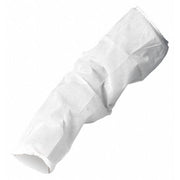KleenGuard A10 Sleeves, 18 in Length, Serged Seam, White, 200 PK