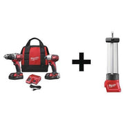 M18 Cordless LITHIUM-ION 2-Tool Combo Kit + M18 Trouble Light w/ USB Charging