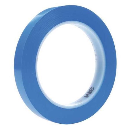 Vinyl Tape,471 Blue,1/2in. x 36 Yd,PK72