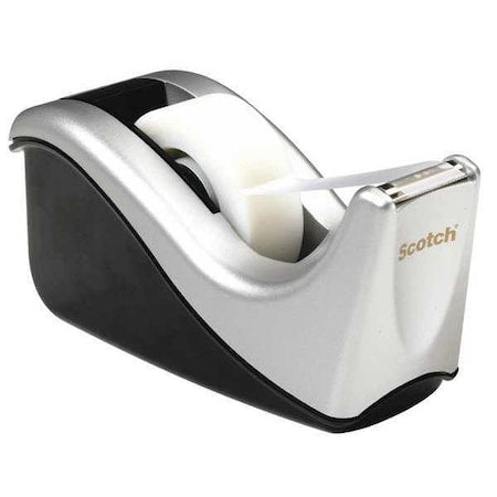 Scotch Desktop Tape Dispenser,Silver