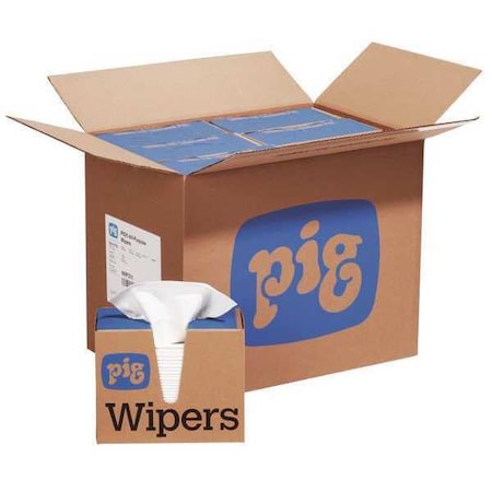 All Purpose Wipes 9-1/2" x 16", White, 900/Box, 12PK