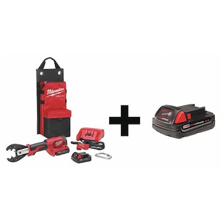 Crimping Tool,18.0V,with Battery