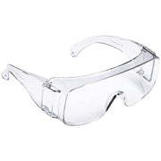 Tour-Guard, Safety Glasses, Uncoated, Gray Lens, Clear Frame, Frameless