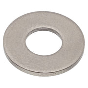 Flat Washer, For Screw Size #10 ,Titanium Plain Finish, 5 PK