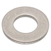 Flat Washer, For Screw Size 5/16" ,Titanium Plain Finish, 5 PK