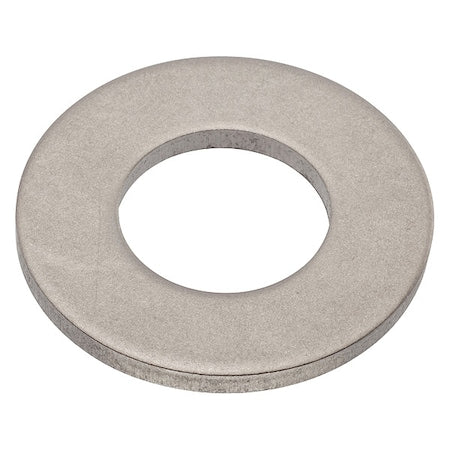 Flat Washer, For Screw Size 3/8 in ,Titanium Plain Finish, 5 PK