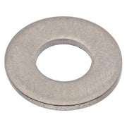 Flat Washer, For Screw Size M4 ,Titanium Plain Finish, 5 PK