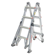 Multipurpose Ladder, 15 ft, Aluminum, 375 lb Load Capacity